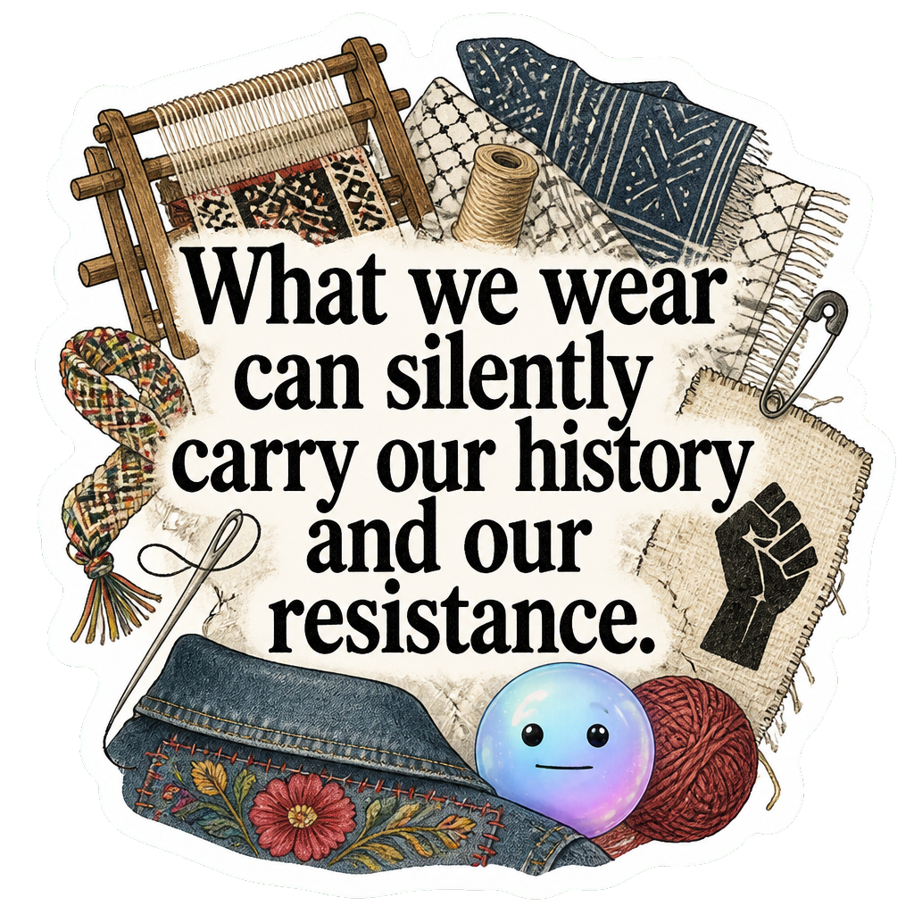 What we wear can silently carry our history and our resistance.