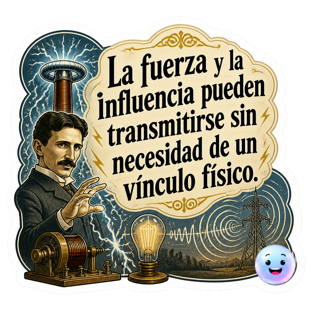 La fuerza y la influencia pueden transmitirse sin necesidad de un vínculo físico.