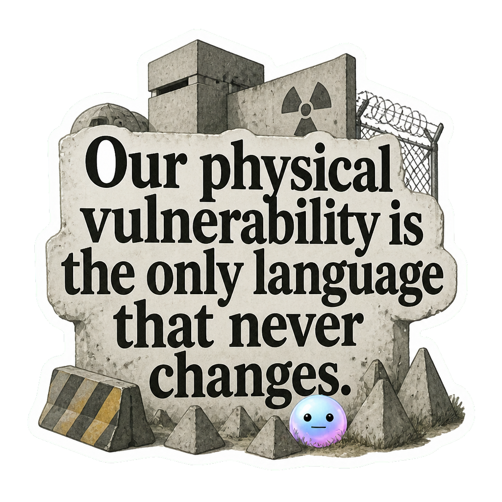 Our physical vulnerability is the only language that never changes.
