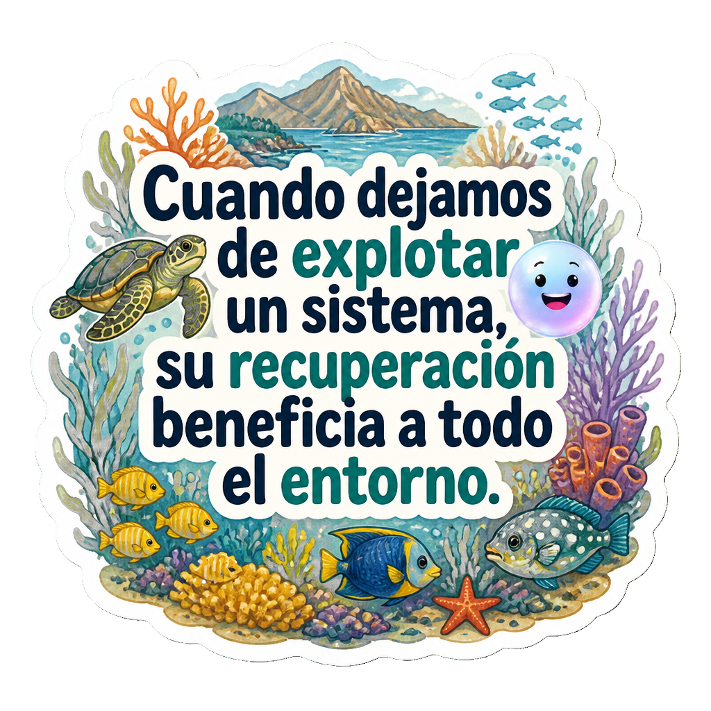 Cuando dejamos de explotar un sistema, su recuperación beneficia a todo el entorno.