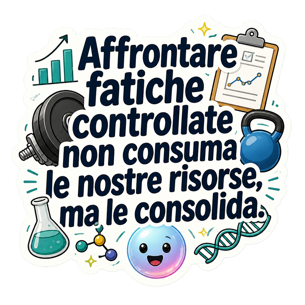 Affrontare fatiche controllate non consuma le nostre risorse, ma le consolida.