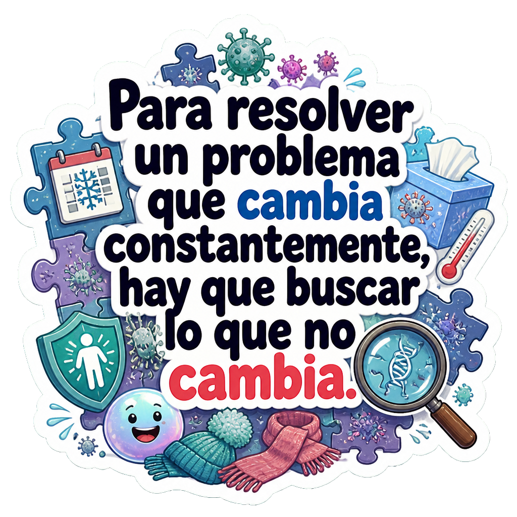 Para resolver un problema que cambia constantemente, hay que buscar lo que no cambia.