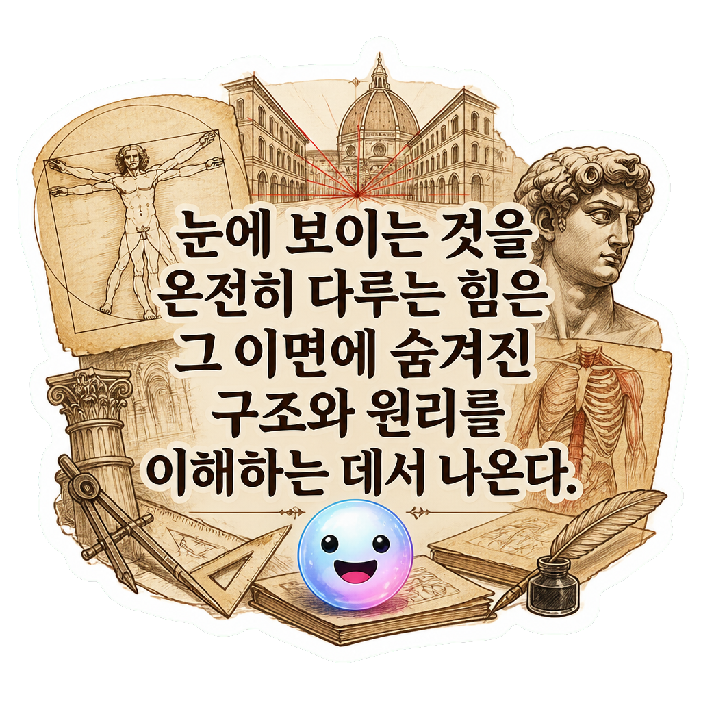 눈에 보이는 것을 온전히 다루는 힘은 그 이면에 숨겨진 구조와 원리를 이해하는 데서 나온다.