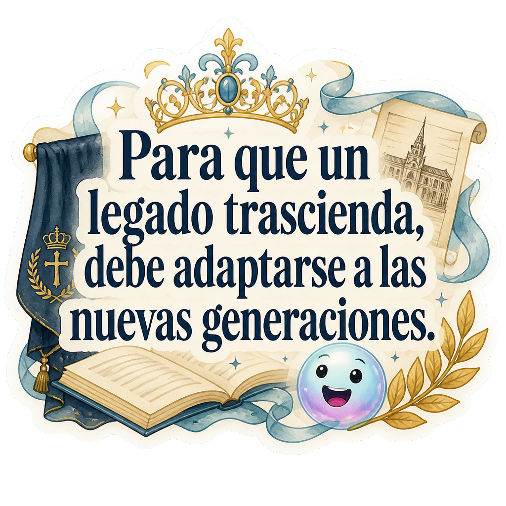 Para que un legado trascienda, debe adaptarse a las nuevas generaciones.