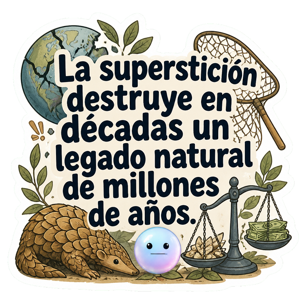 La superstición destruye en décadas un legado natural de millones de años.
