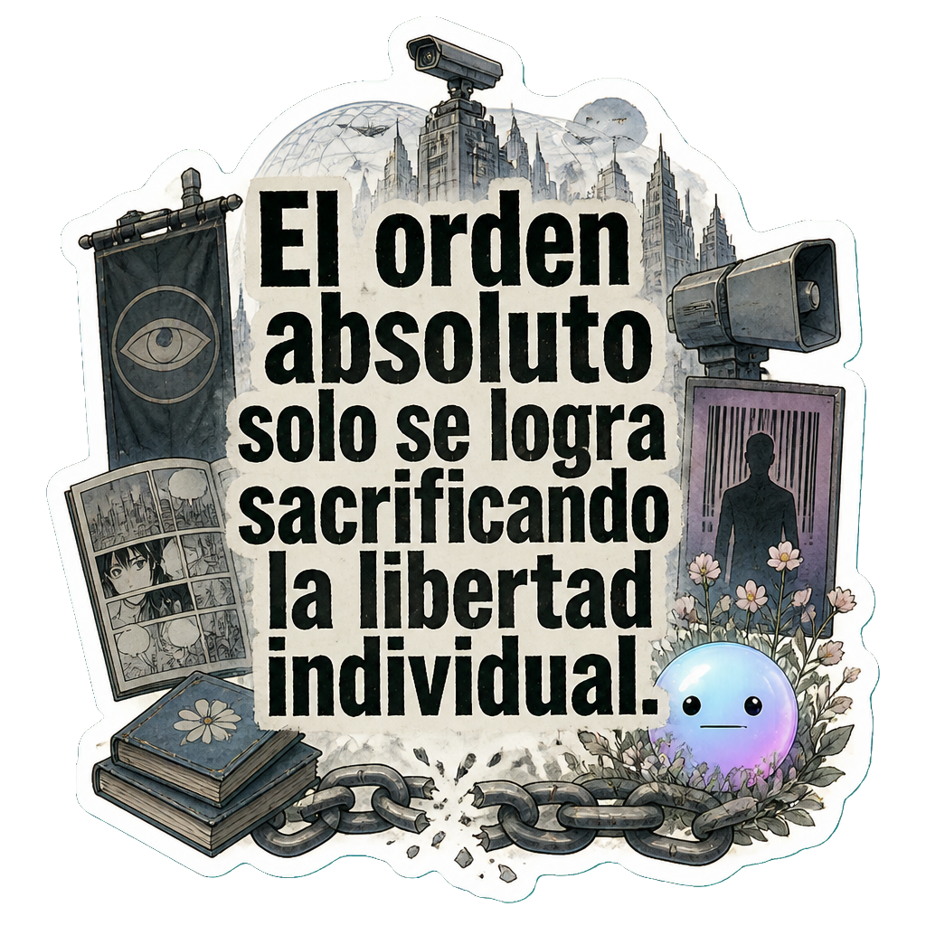 El orden absoluto solo se logra sacrificando la libertad individual.