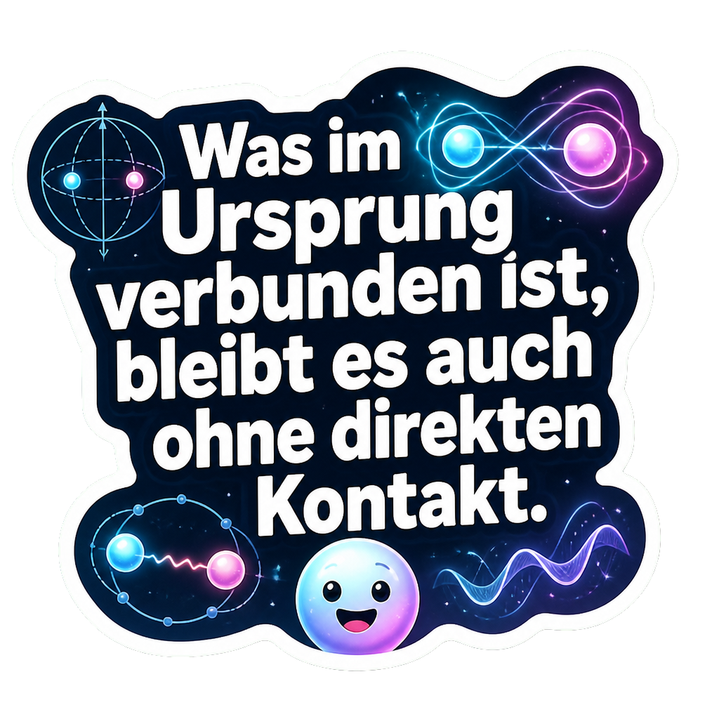 Was im Ursprung verbunden ist, bleibt es auch ohne direkten Kontakt.