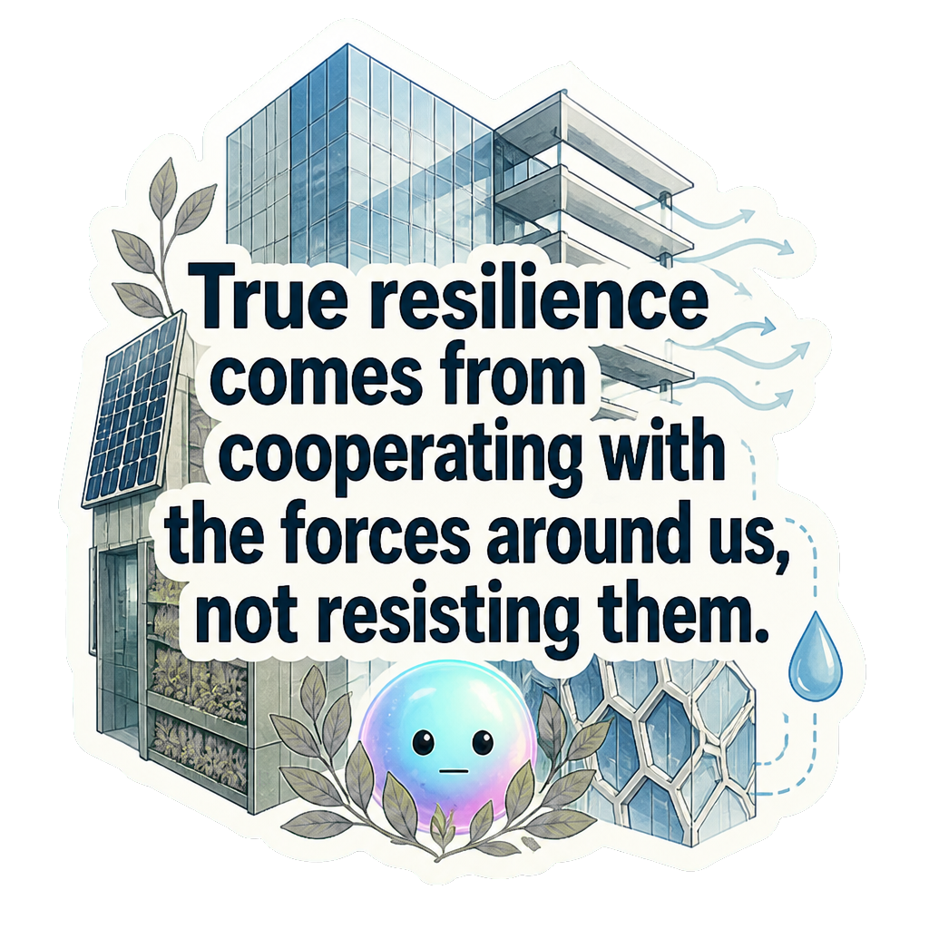 True resilience comes from cooperating with the forces around us, not resisting them.