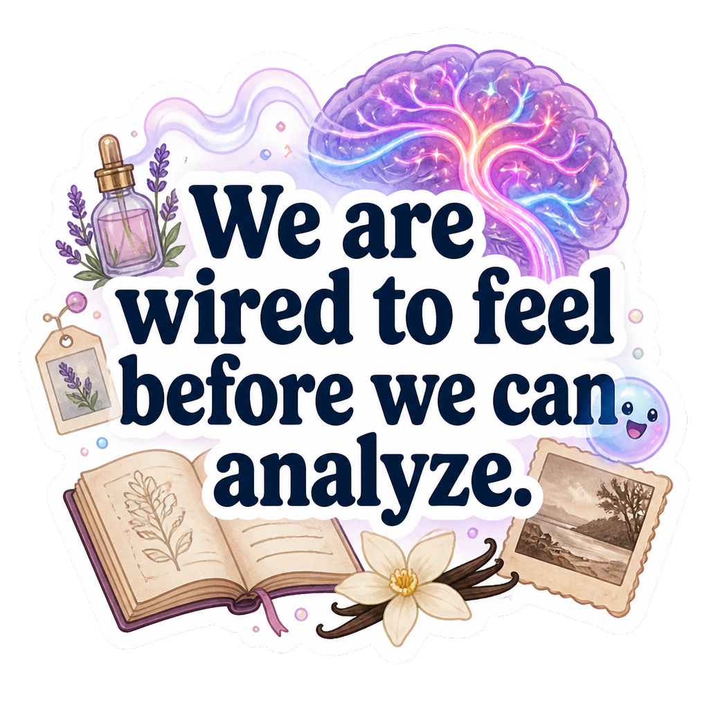 We are wired to feel before we can analyze.