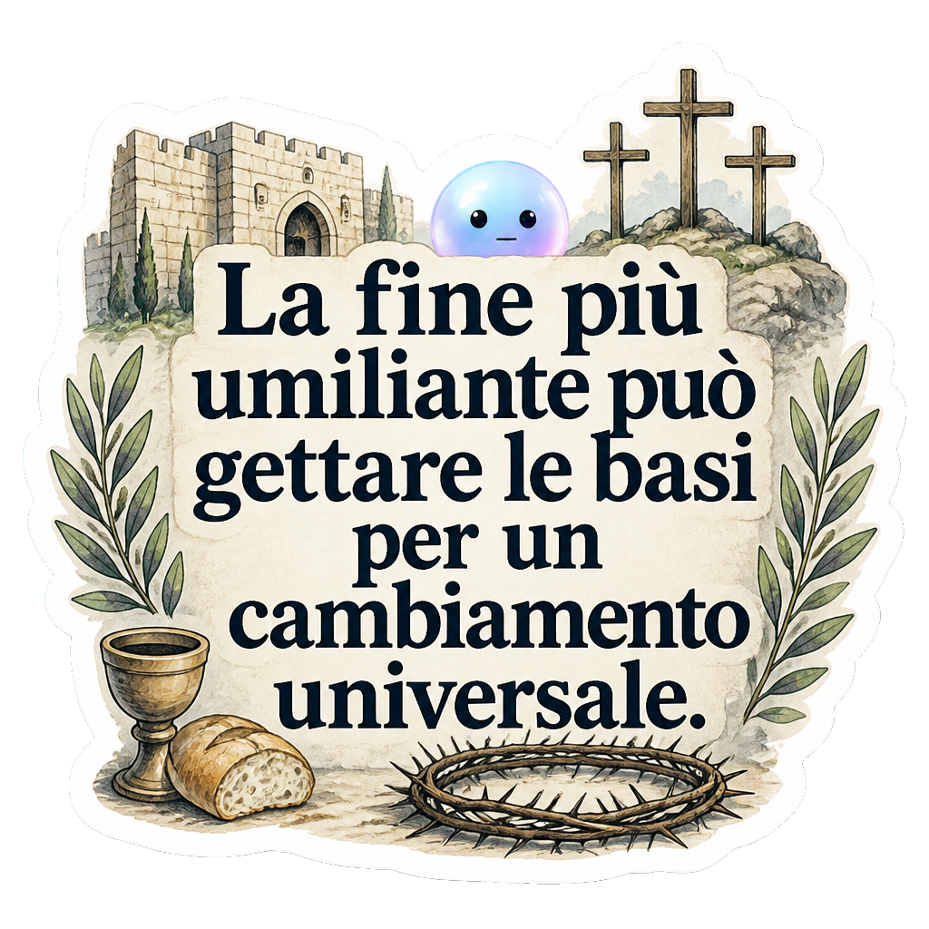 La fine più umiliante può gettare le basi per un cambiamento universale.