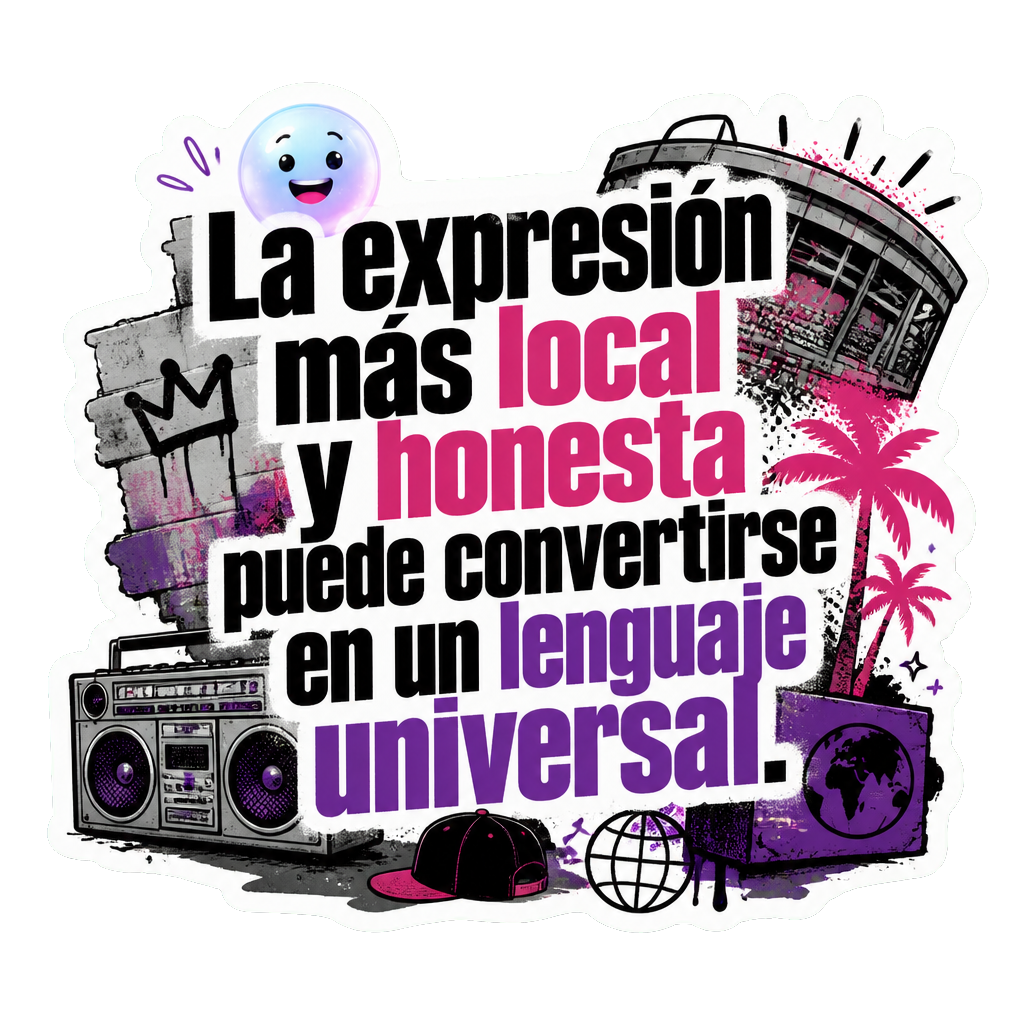 La expresión más local y honesta puede convertirse en un lenguaje universal.
