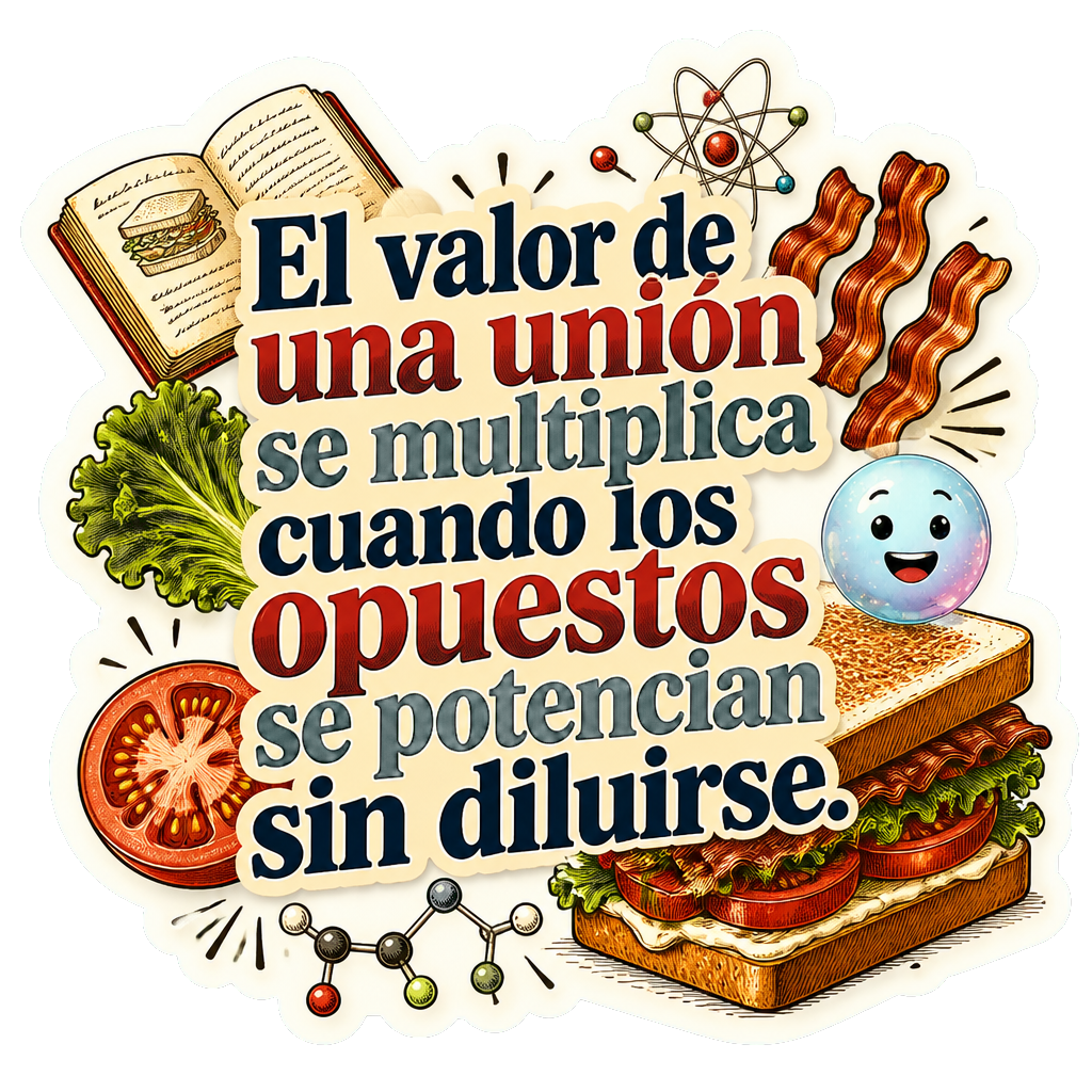 El valor de una unión se multiplica cuando los opuestos se potencian sin diluirse.