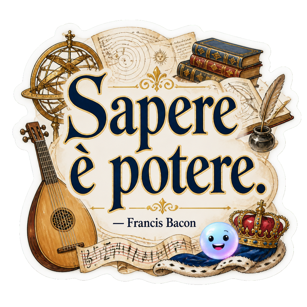 Sapere è potere.