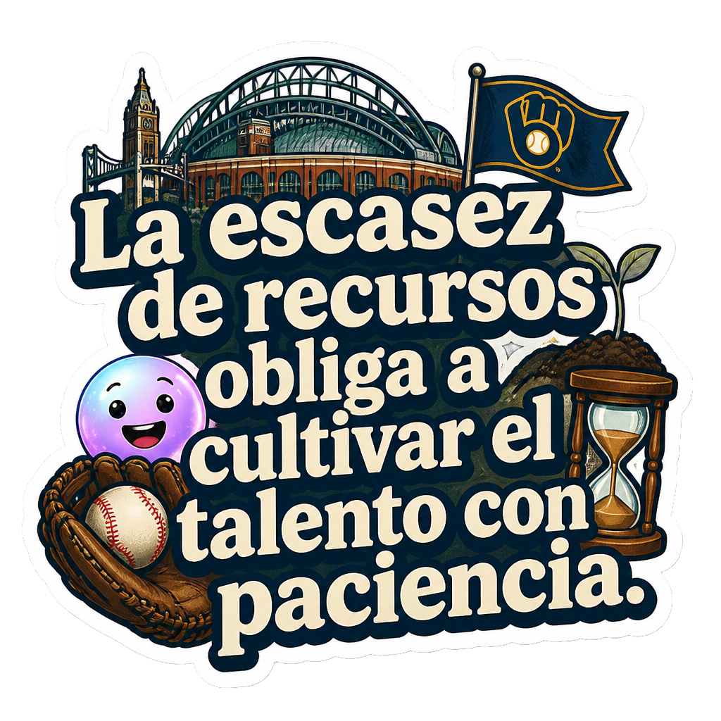 La escasez de recursos obliga a cultivar el talento con paciencia.