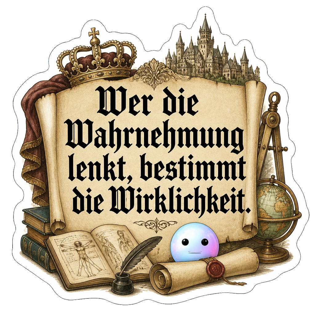 Wer die Wahrnehmung lenkt, bestimmt die Wirklichkeit.