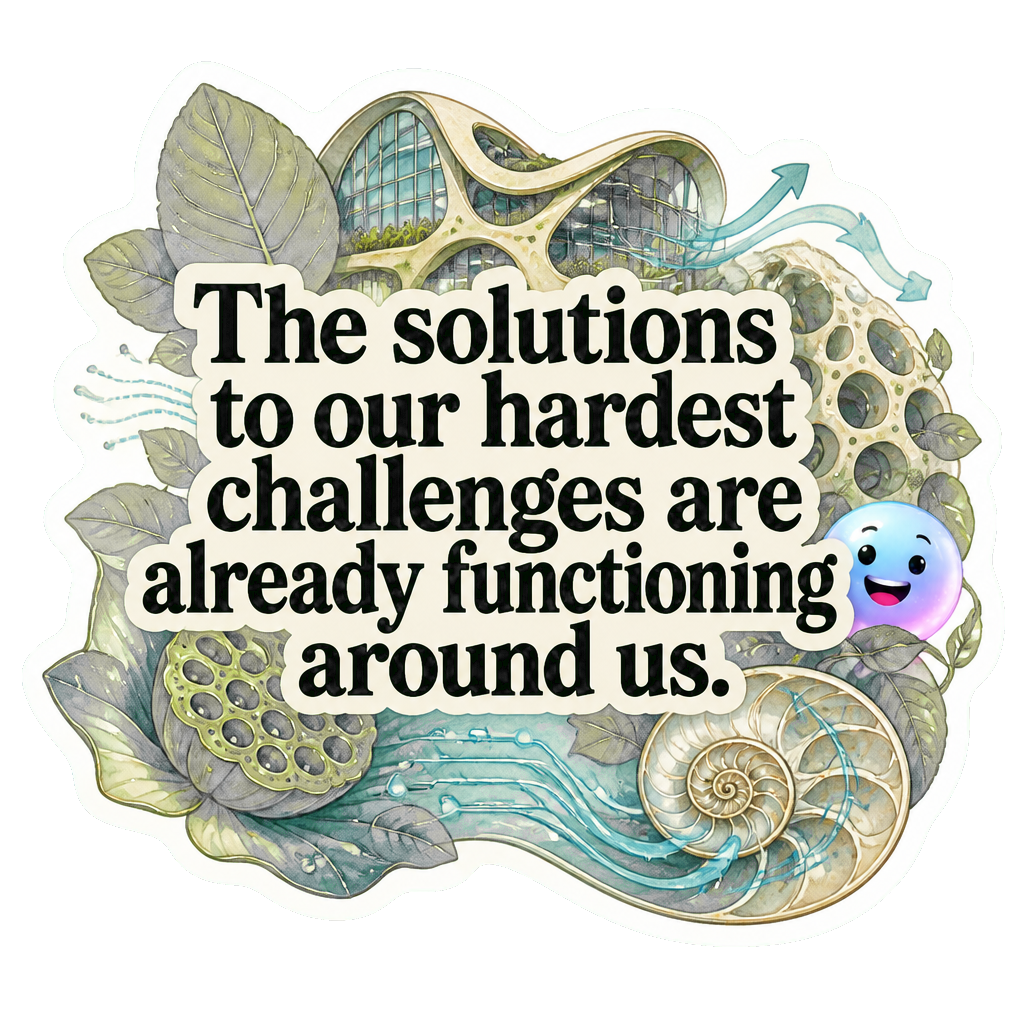 The solutions to our hardest challenges are already functioning around us.