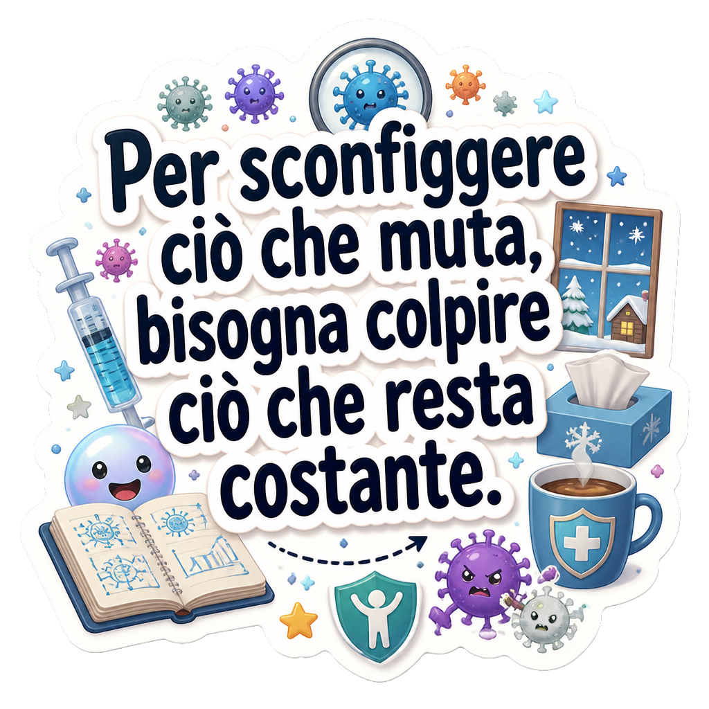 Per sconfiggere ciò che muta, bisogna colpire ciò che resta costante.