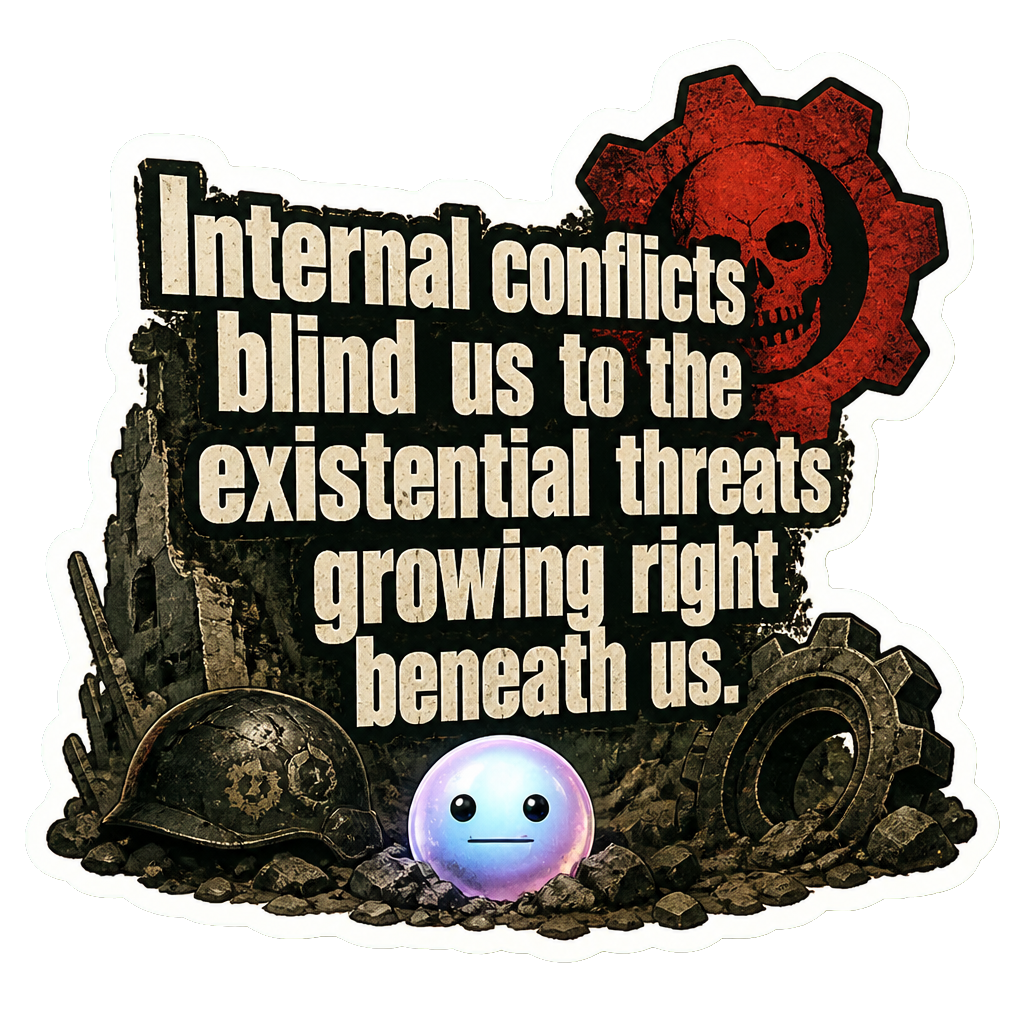 Internal conflicts blind us to the existential threats growing right beneath us.