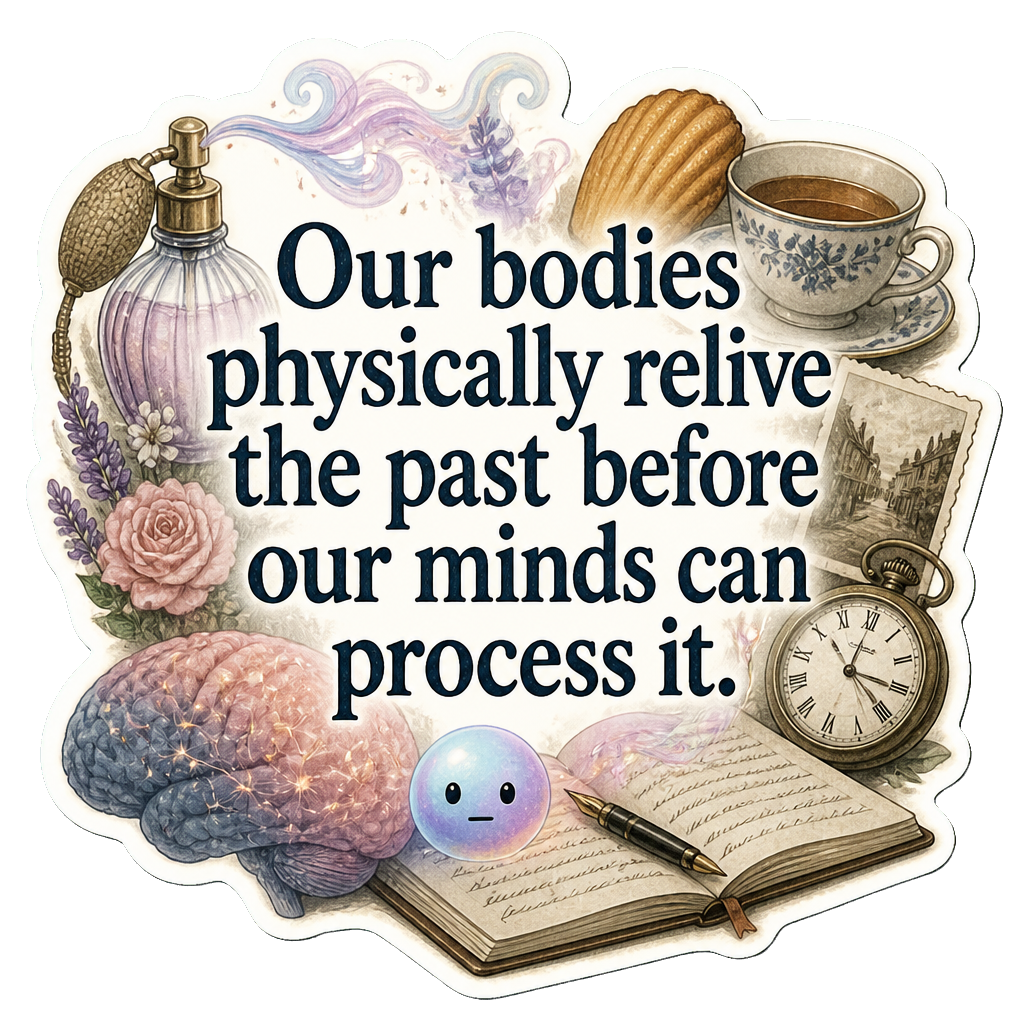 Our bodies physically relive the past before our minds can process it.