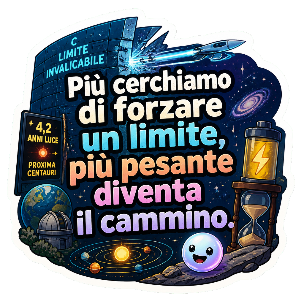 Più cerchiamo di forzare un limite, più pesante diventa il cammino.
