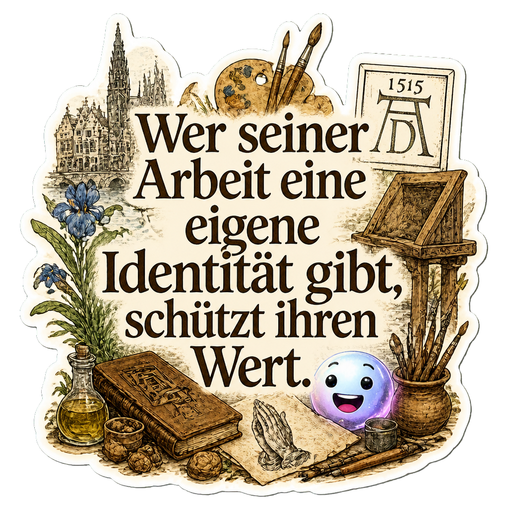 Wer seiner Arbeit eine eigene Identität gibt, schützt ihren Wert.