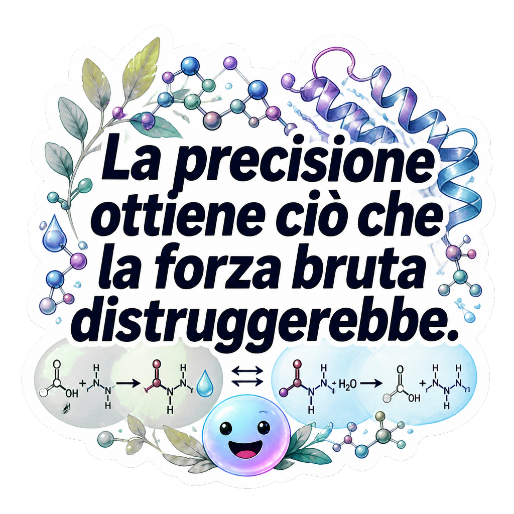 La precisione ottiene ciò che la forza bruta distruggerebbe.