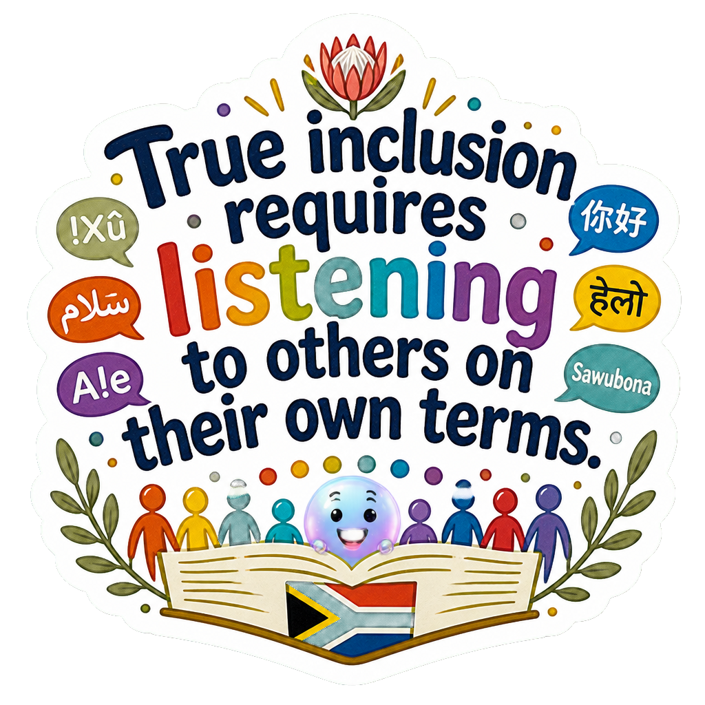 True inclusion requires listening to others on their own terms.