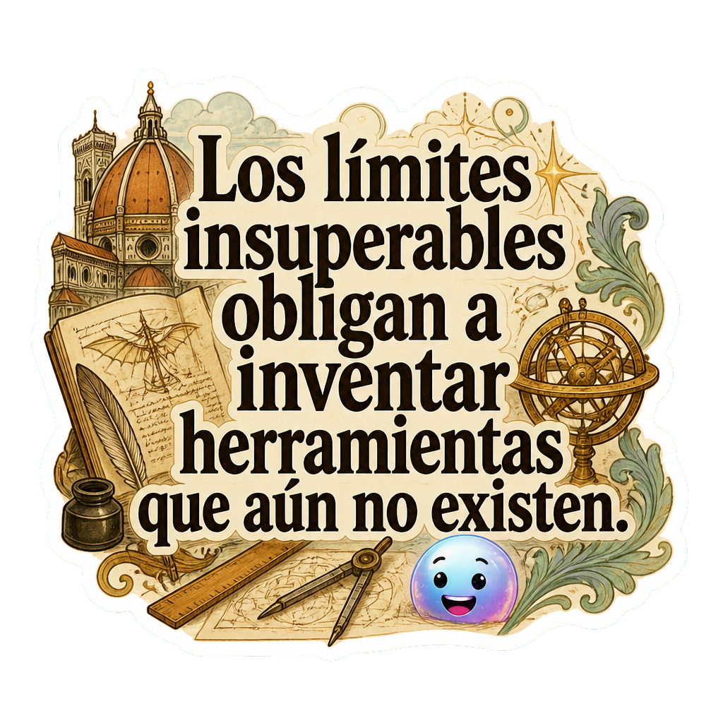 Los límites insuperables obligan a inventar herramientas que aún no existen.