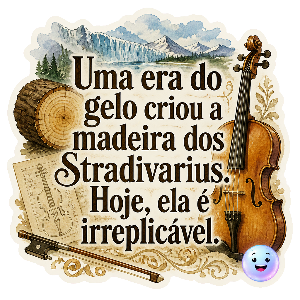 Uma era do gelo criou a madeira dos Stradivarius. Hoje, ela é irreplicável.