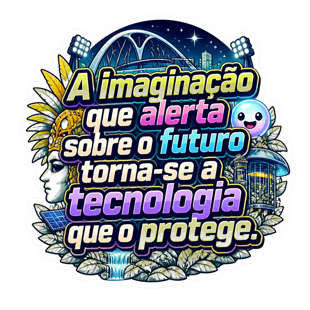 A imaginação que alerta sobre o futuro torna-se a tecnologia que o protege.