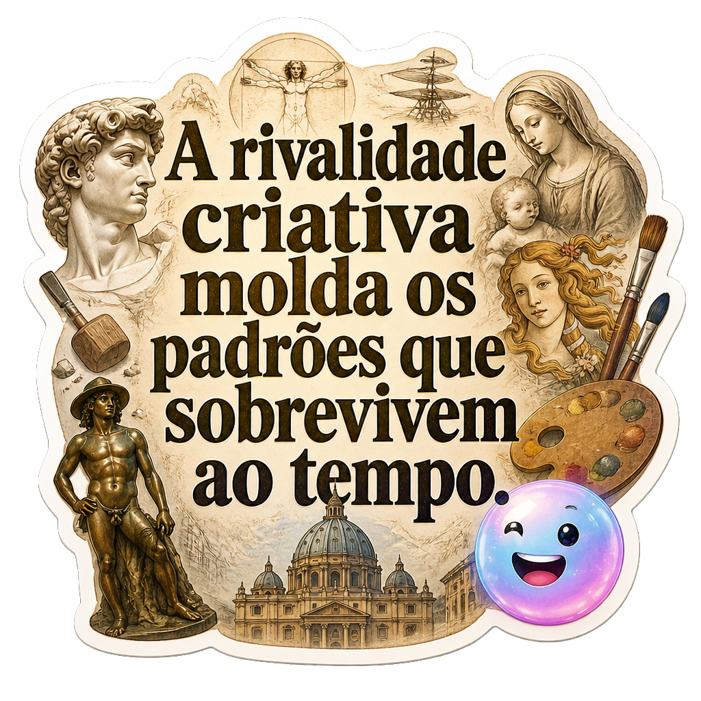 A rivalidade criativa molda os padrões que sobrevivem ao tempo.