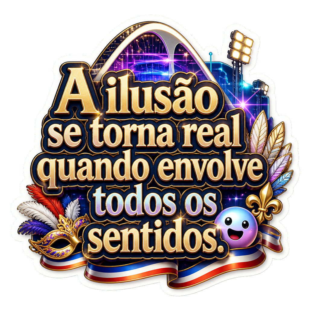 A ilusão se torna real quando envolve todos os sentidos.