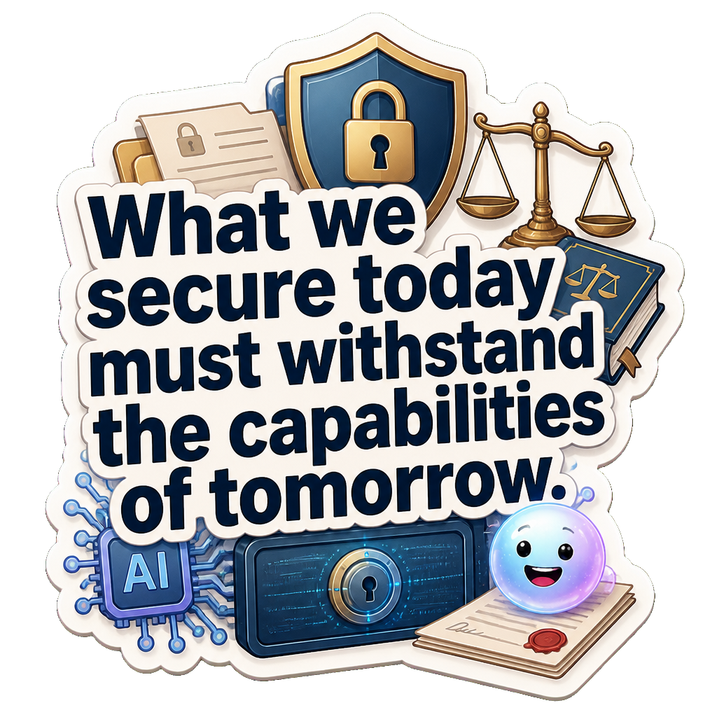What we secure today must withstand the capabilities of tomorrow.