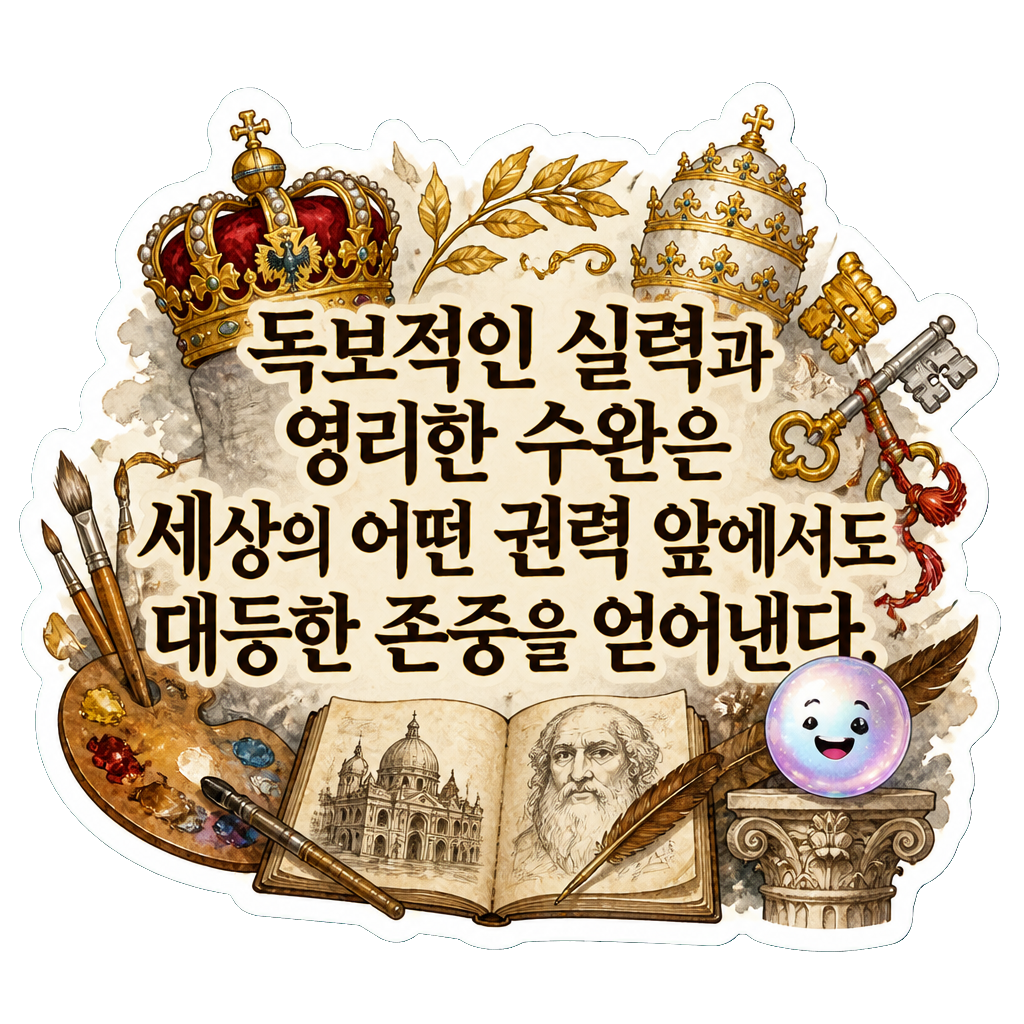 독보적인 실력과 영리한 수완은 세상의 어떤 권력 앞에서도 대등한 존중을 얻어낸다.
