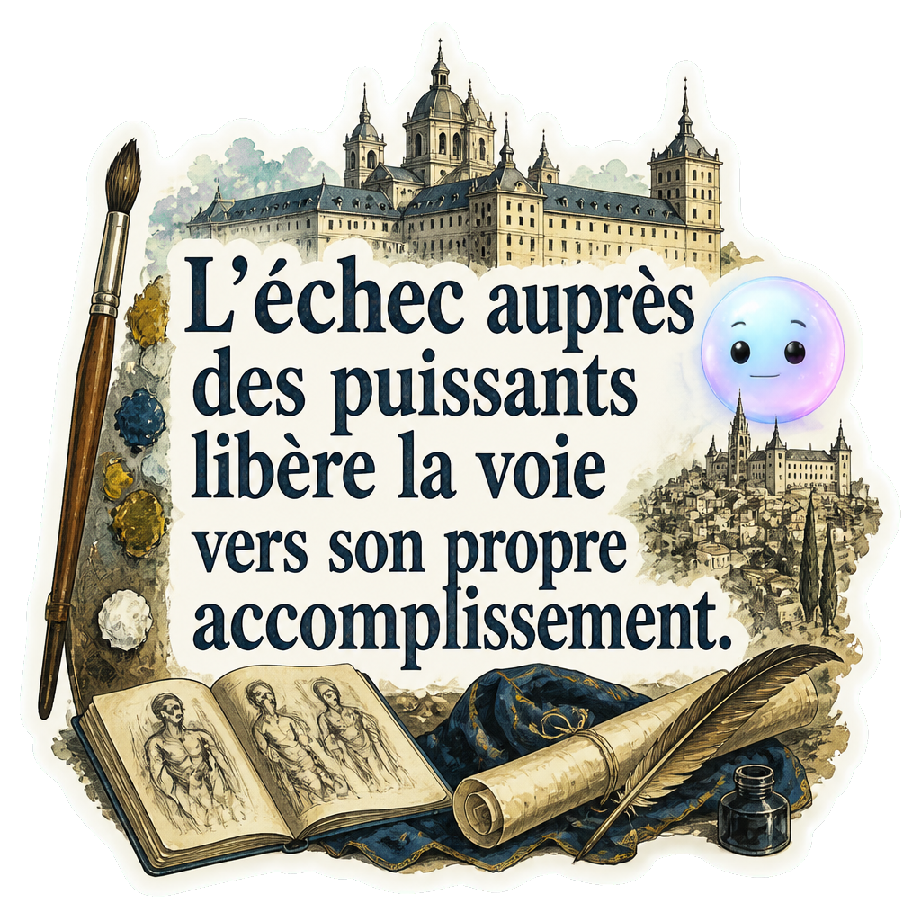 L'échec auprès des puissants libère la voie vers son propre accomplissement.