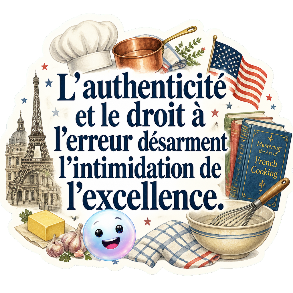 L'authenticité et le droit à l'erreur désarment l'intimidation de l'excellence.