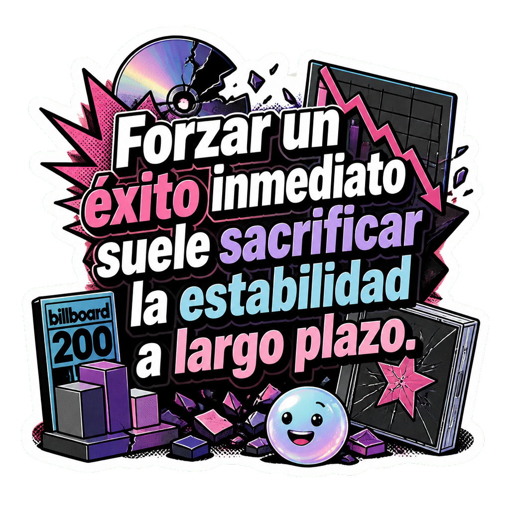 Forzar un éxito inmediato suele sacrificar la estabilidad a largo plazo.