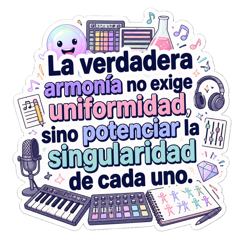 La verdadera armonía no exige uniformidad, sino potenciar la singularidad de cada uno.