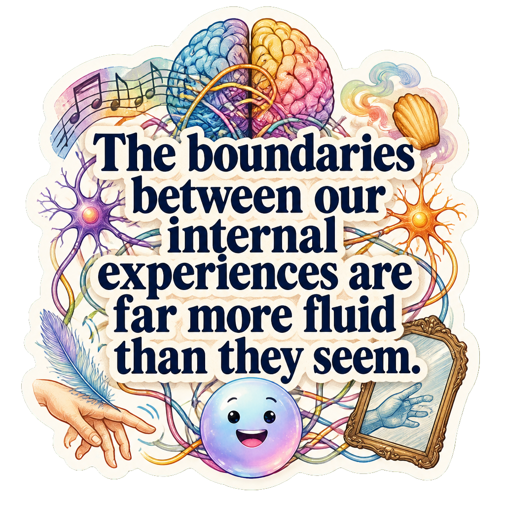 The boundaries between our internal experiences are far more fluid than they seem.