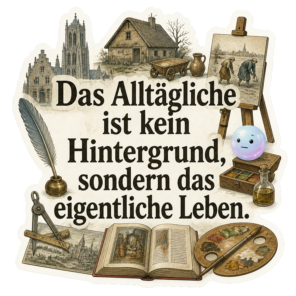 Das Alltägliche ist kein Hintergrund, sondern das eigentliche Leben.