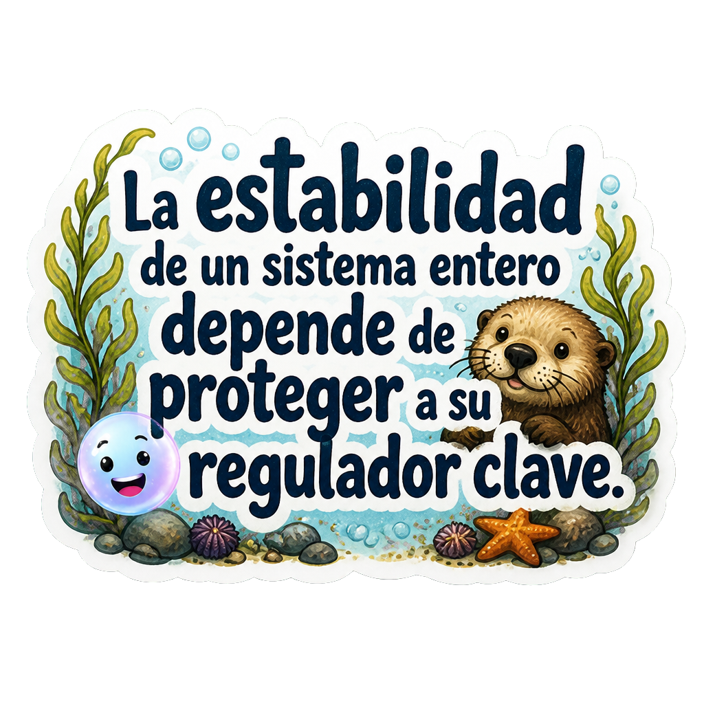 La estabilidad de un sistema entero depende de proteger a su regulador clave.