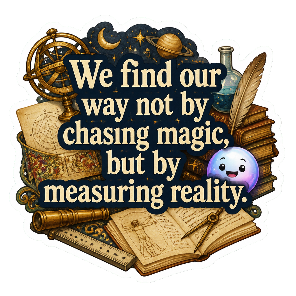 We find our way not by chasing magic, but by measuring reality.