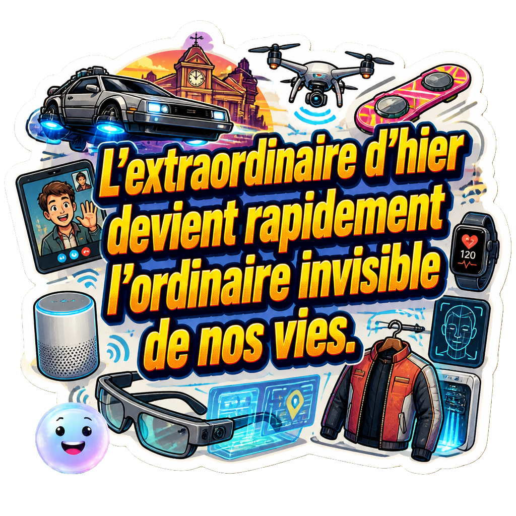 L'extraordinaire d'hier devient rapidement l'ordinaire invisible de nos vies.