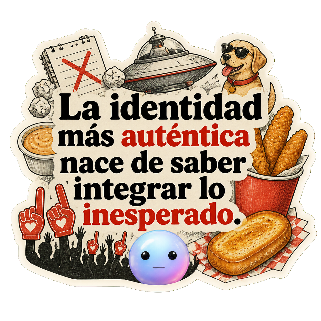 La identidad más auténtica nace de saber integrar lo inesperado.