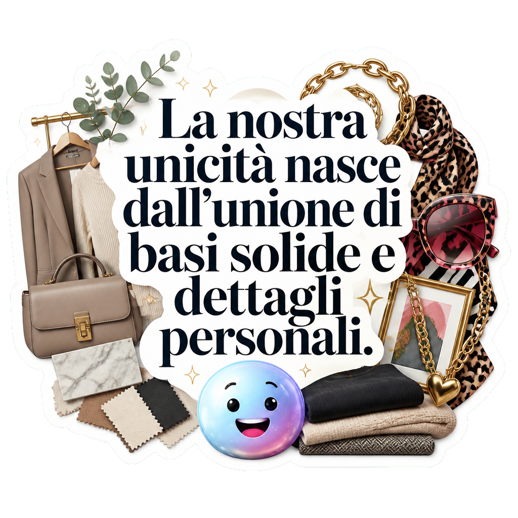 La nostra unicità nasce dall'unione di basi solide e dettagli personali.