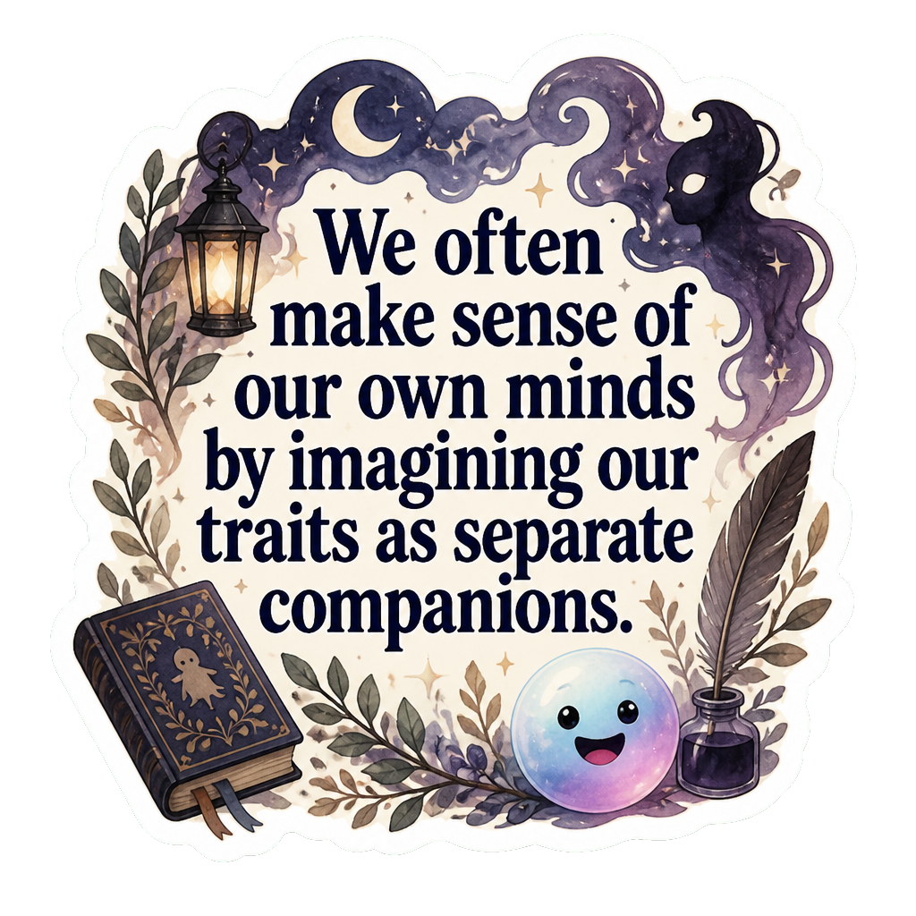 We often make sense of our own minds by imagining our traits as separate companions.