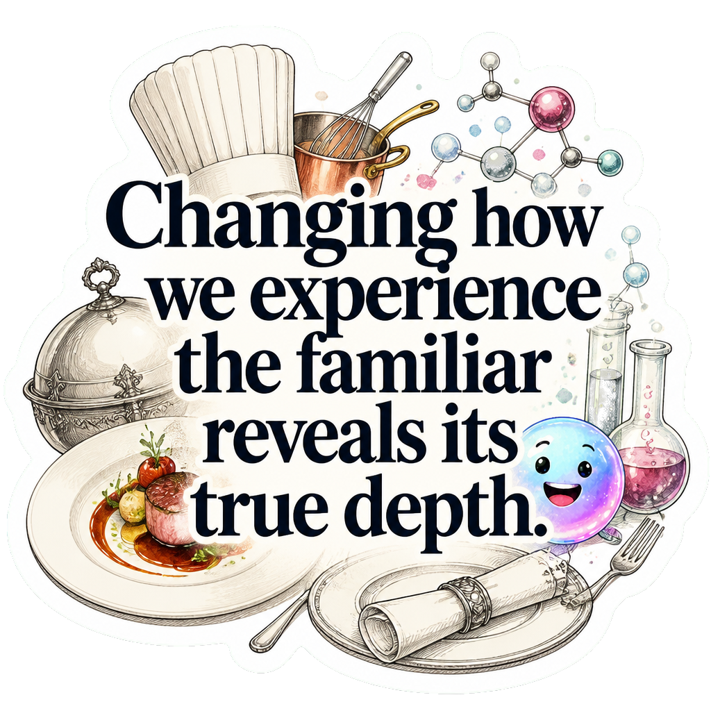 Changing how we experience the familiar reveals its true depth.