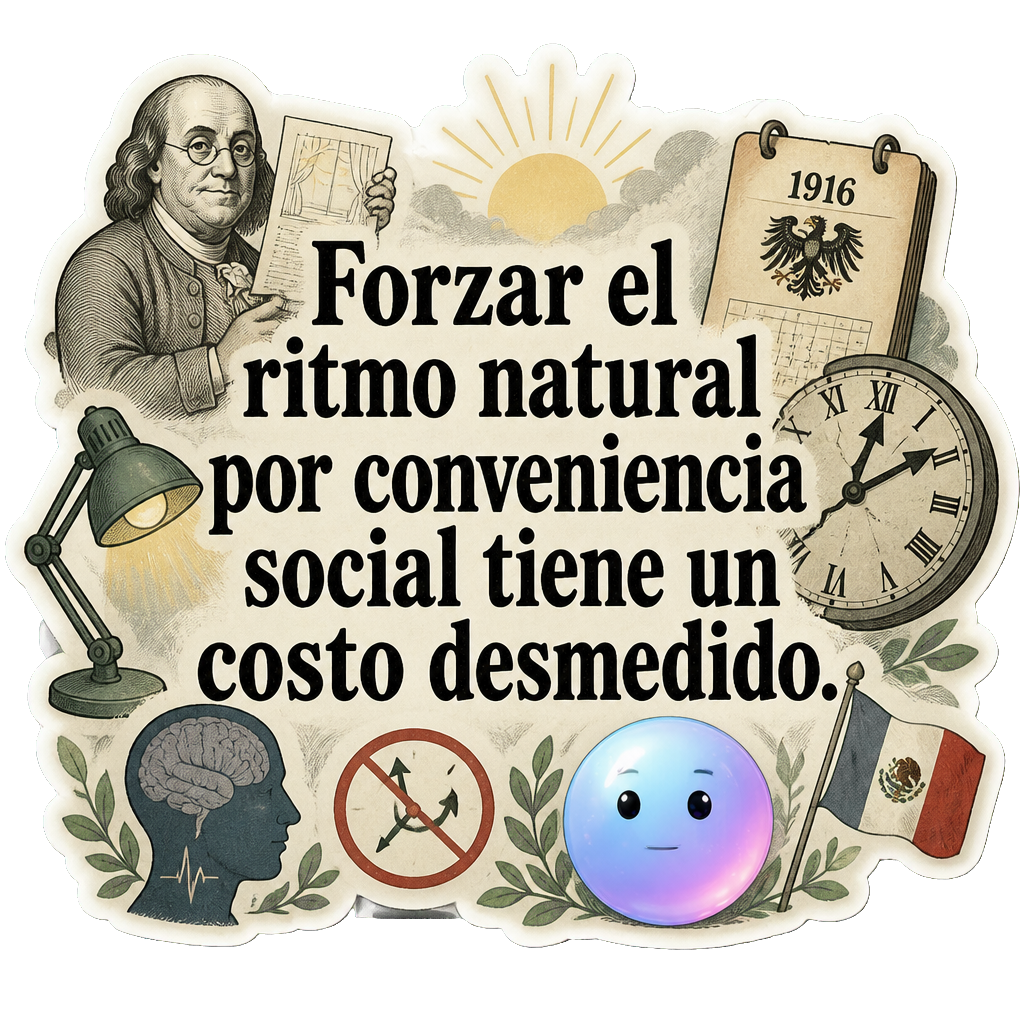 Forzar el ritmo natural por conveniencia social tiene un costo desmedido.