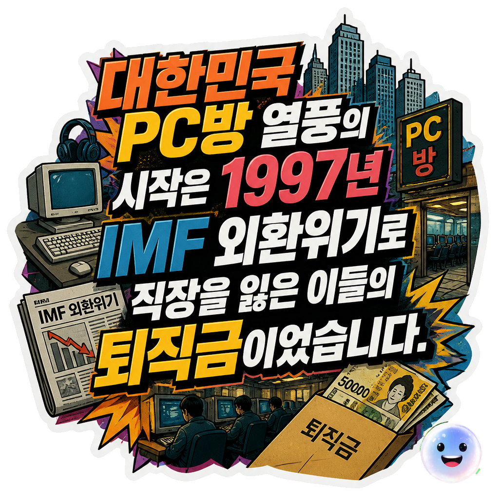 대한민국 PC방 열풍의 시작은 1997년 IMF 외환위기로 직장을 잃은 이들의 퇴직금이었습니다.