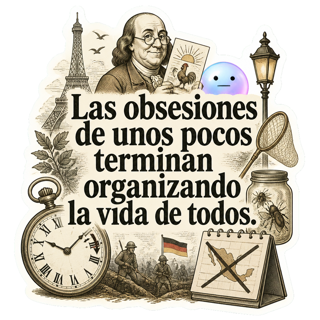 Las obsesiones de unos pocos terminan organizando la vida de todos.